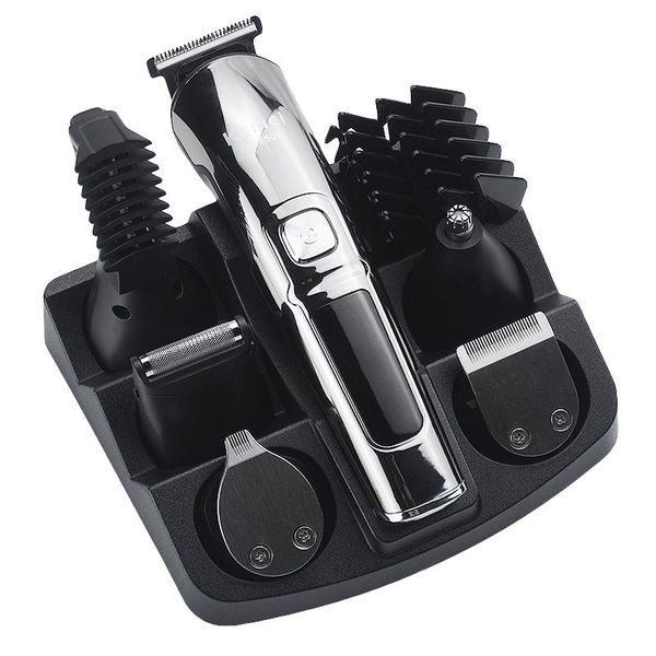 

brand men's hair style electric clipper 6 in 1 beard nose eyebrow repair shaving machine styling finishing trimmer 42d clippers