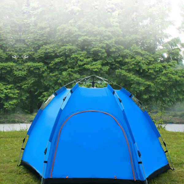 

parent-child camping special climbing hexagonal tent outdoor automatic tents and shelters