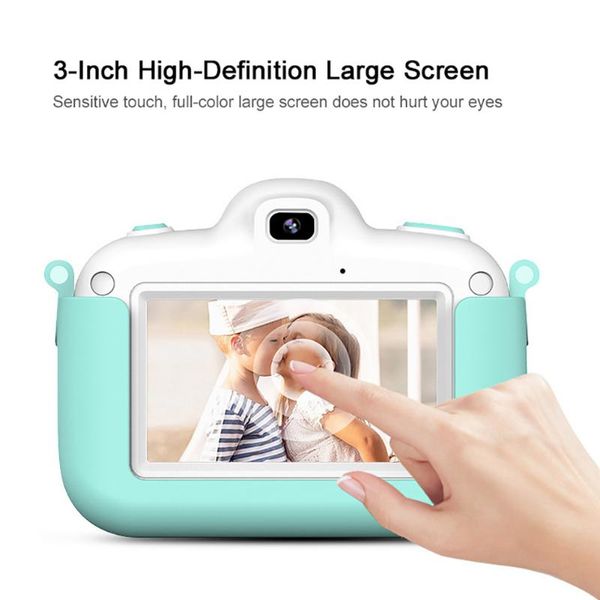 Fotocamere digitali Touch Screen fotocamera per bambini regalo per bambini da 3 pollici IPS per videocamera giocattolo 4K HD per ragazzo e ragazza