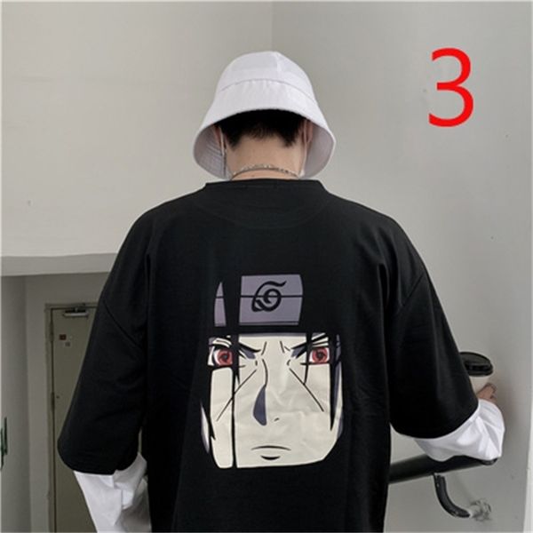 

men's t-shirts long sleeve t-shirt loose casual bottoming shirt trendy clothes 6wv1, White;black