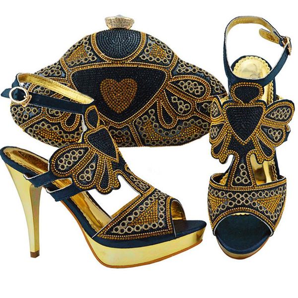 

dress shoes arrival slingbacks peep toe super high (8cm-up) women wedding shoe and bag set decorated with rhinestone buckle strap pumps, Black