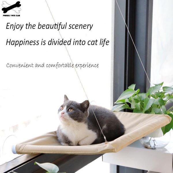 

cat beds & furniture soft pet bed for sucker window mounted seat hanging enjoy sunny shelf hammocks kennels