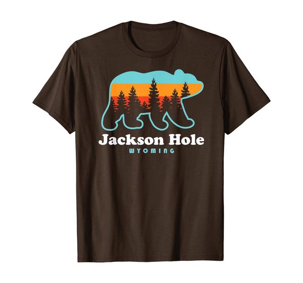 

jackson hole wyoming shirt - bear mountains jackson hole t-shirt, White;black