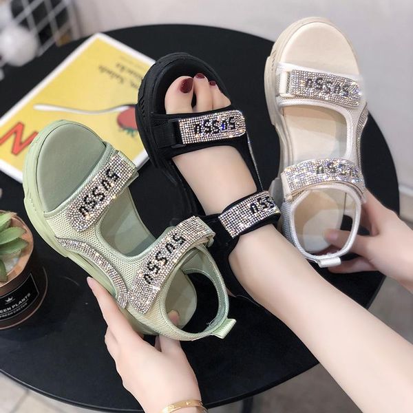 

sandals women beach fashion summer falt slide-sandals couple comfort non-slip outdoor slippers drop, Black