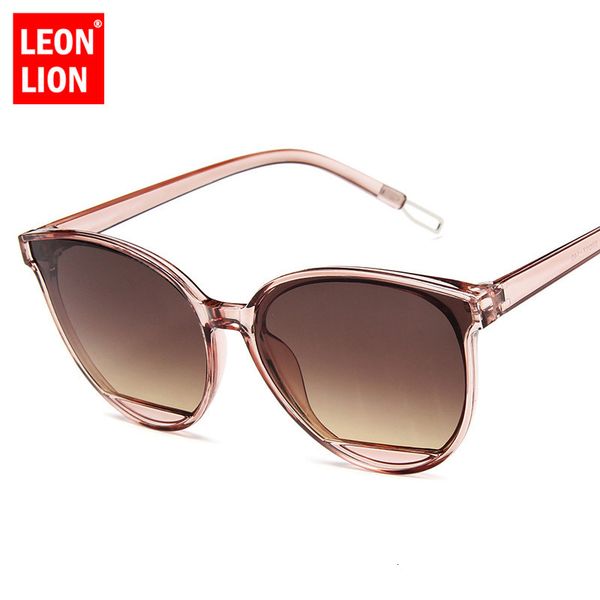 

sun glasses leonlion 2021 fashion sunglasses women vintage luxury brand mirror classic oculos de sol feminino uv400, White;black