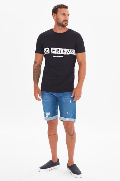

men's t-shirts trendyol men 's regular fit t-shirt tmnss21ts3676, White;black