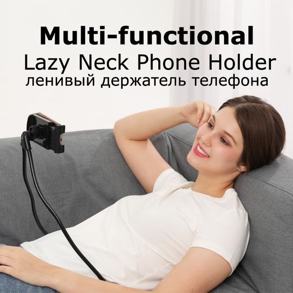 

cell phone mounts & holders moeff quality universal lazy neck holder stand mobile flexible mount for soporte movil celular