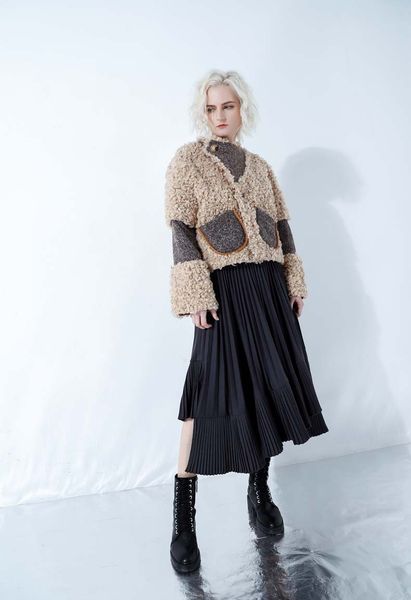 

skirts msxu fashion ragged chic plied high-waisted shreds a female skirt line, Black