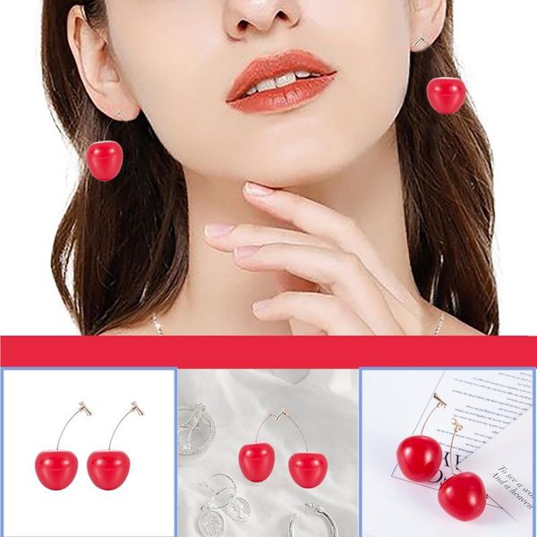 

charms 2021 trend woman earring creative earrings fruit drop gifts for women and girls bijoux femme vintage, Bronze;silver