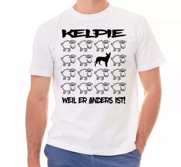 

kelpies t-shirt black sheep by siviwonder, White;black