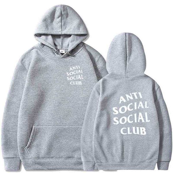 

Hot selling ASSC sport hoodie with anti social club, Black 01