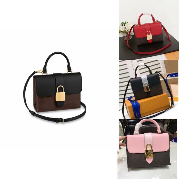 Damenhandtaschen Designer-Schultertaschen M44141 Mode Würdevolles und großzügiges Temperament klassische Schulter-Hand-Ledertaschen Femme Bolsos de Mujer Lock-Tasche