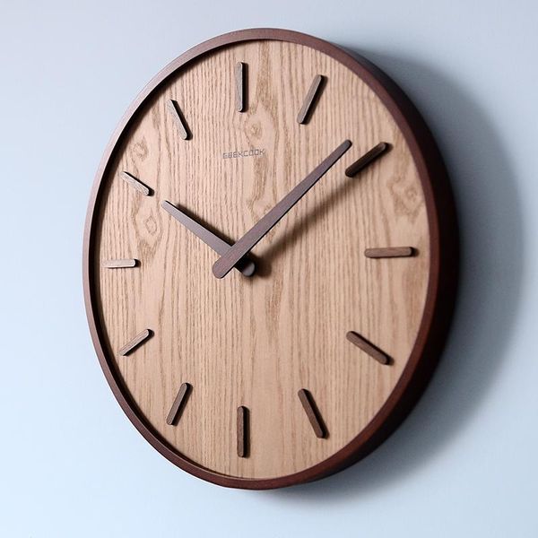 

wall clocks household mute living room home decor clock modern simple creative bedroom quartz atmosphere watch brief