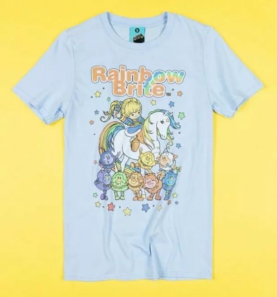 

official men's rainbow brite and sprites t-shirt, White;black