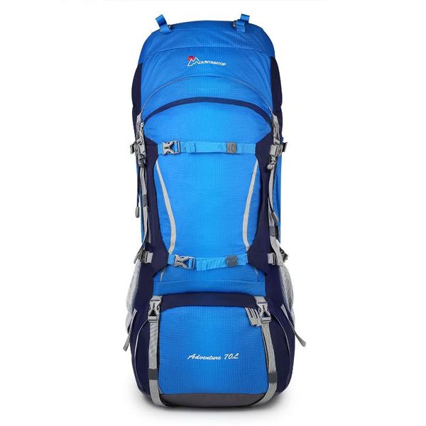 

backpack mountain70l internal frame hiking for men women with rain cover