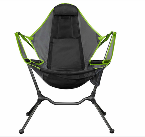 

relaxed outdoor camping chair rocking luxury recliner relaxation swinging comfort garden folding fishing accessories