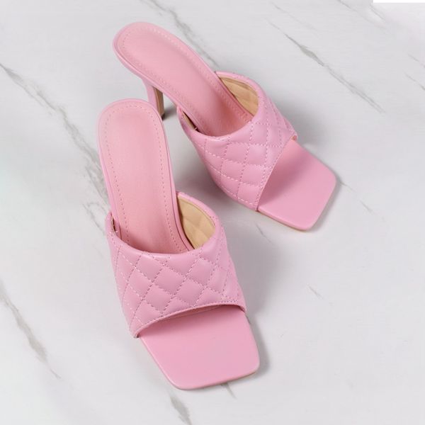 

women's shoes candy color fashion high heels checkered high-heeled sandals open-toed women's sandals sg34y34yqhqh3, Black