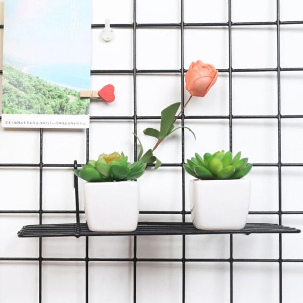 

hooks & rails home wall storage rack hanging basket shelf holder display decor