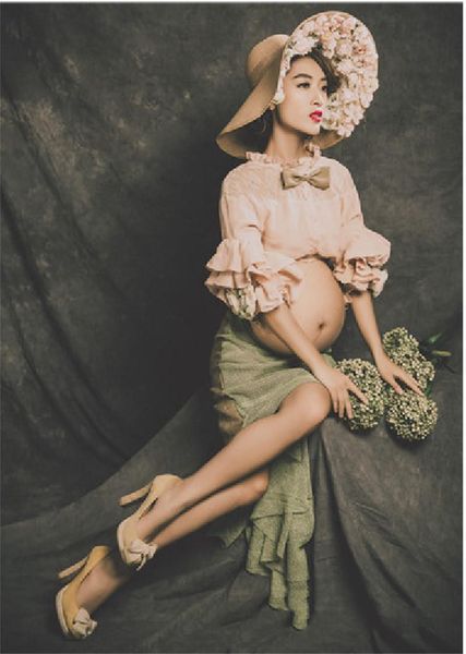 

maternity pography props pregnancy clothes beach dress dresses long cotton blackless for, White