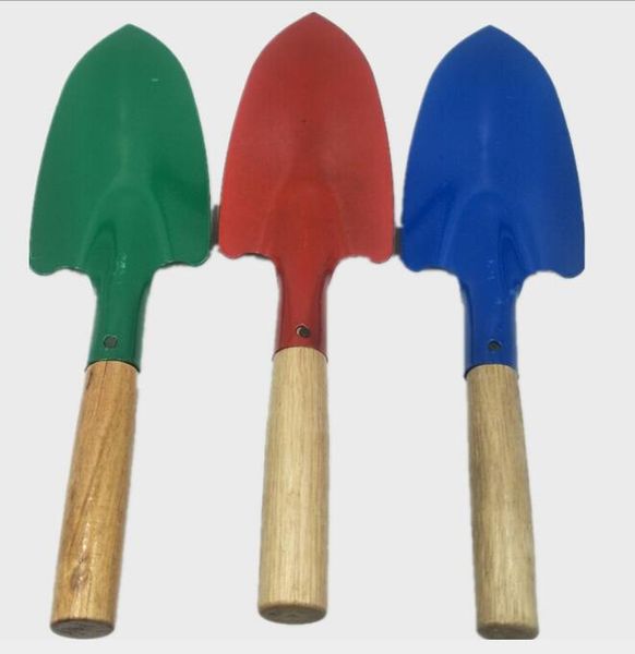 Mini Gardening Shovel Metal Colorido Pás Pequenas Jardins Ferramenta de Hardware Ferramenta de Hardware Ferramentas de Jardim Crianças Spade Beach Brinquedo WMQ1058