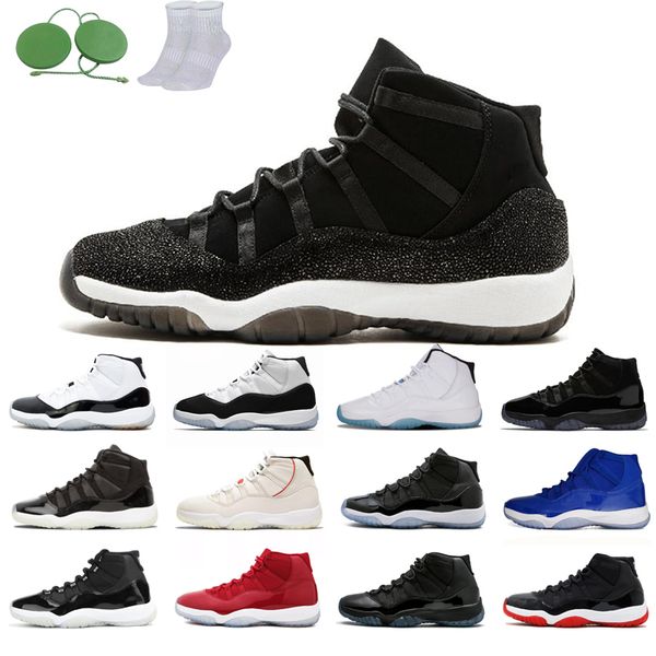 

11s fashion basketball shoes man prm heiress midnight navy blue 72-10 gym red space jam platinum night legend concord 45 23 bred high gamma