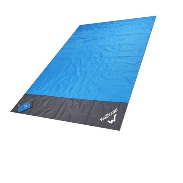 

wellhouse waterproof beach sand blanket outdoor portable foldable picnic mat camping ground folded pad pads