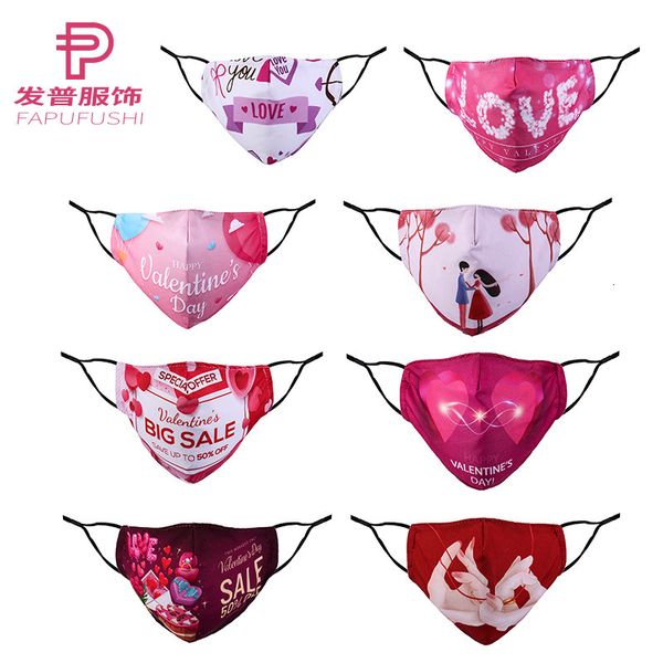 

for men and women 3d printing washable breathable valentine's day mask