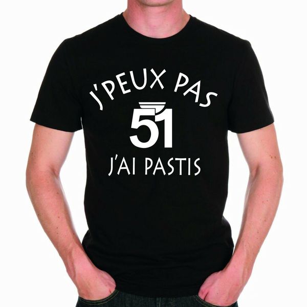 

mens t-shirt i cannot i pastis, White;black