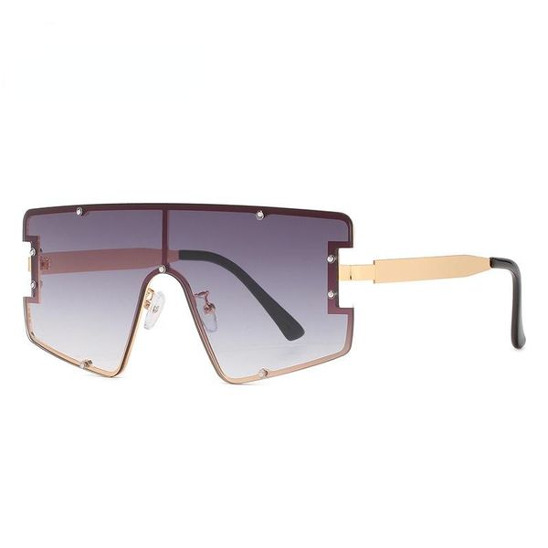 

sunglasses fashion one piece women windpfoof sunglass vintage men big frame brand design eyewear gradient shades uv400 sun glass, White;black