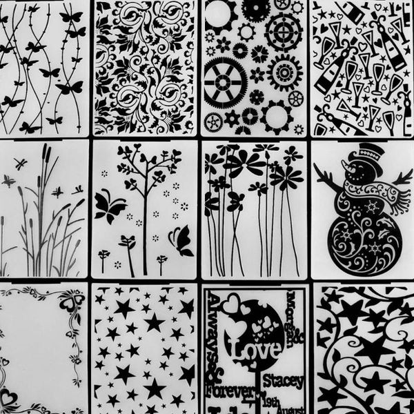 

craft tools daboxibo snowman in the snow plastic embossing folders for card making / diy scrapbooking cutting dies decoration