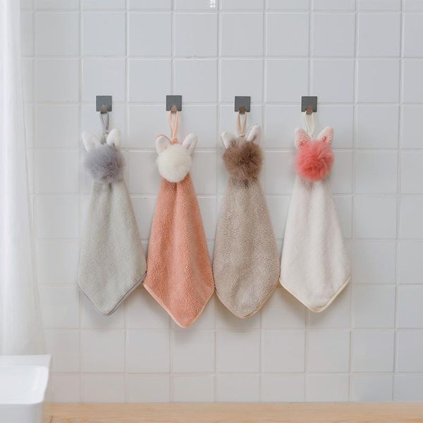 

towel wipe ears hair ball does not drop absorbent cartoon can be hung