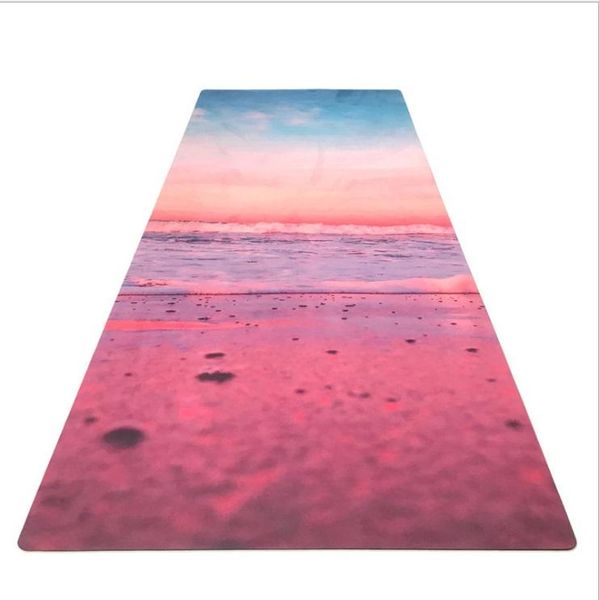 

yoga mats 3.5mm art comfort fitness suede rubber anti-slip health