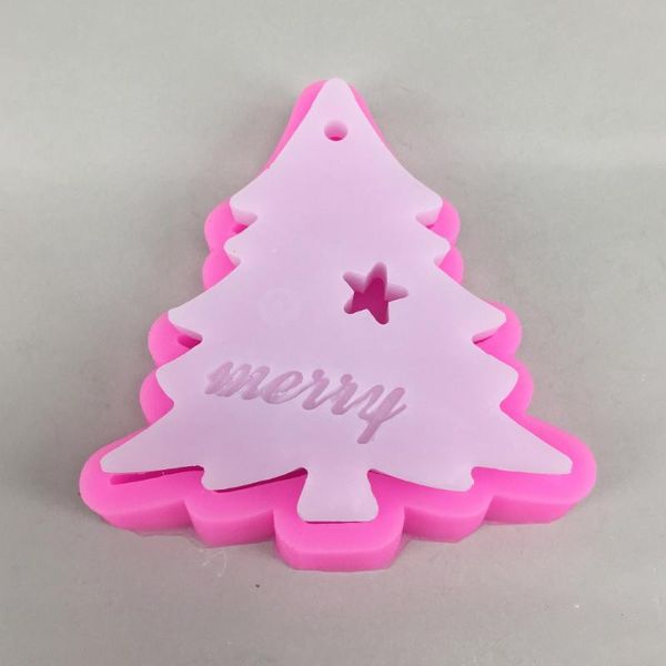 

baking & pastry tools christmas tree chocolate mold candle silicone soap mould fondant cake kitchen tool,cake decoration