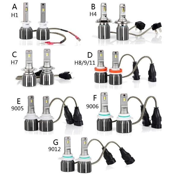 

car headlights u6 lights led h4 20000lm 9012 hir2 h1 h7 h11 9005 9006 lamp for headlight bulbs highlight integration auto headlamps