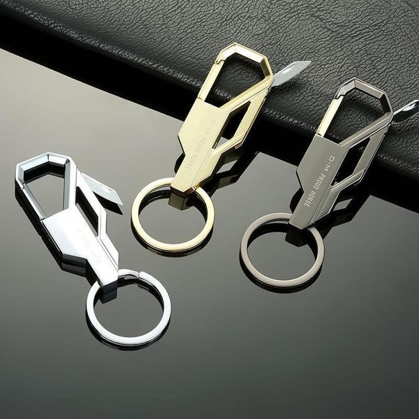 

keychains mini blade folding key ring portable tool outdoor camping knife chain peeler for yamaha warrior 350 wr125 450f 250f xmax 250, Silver