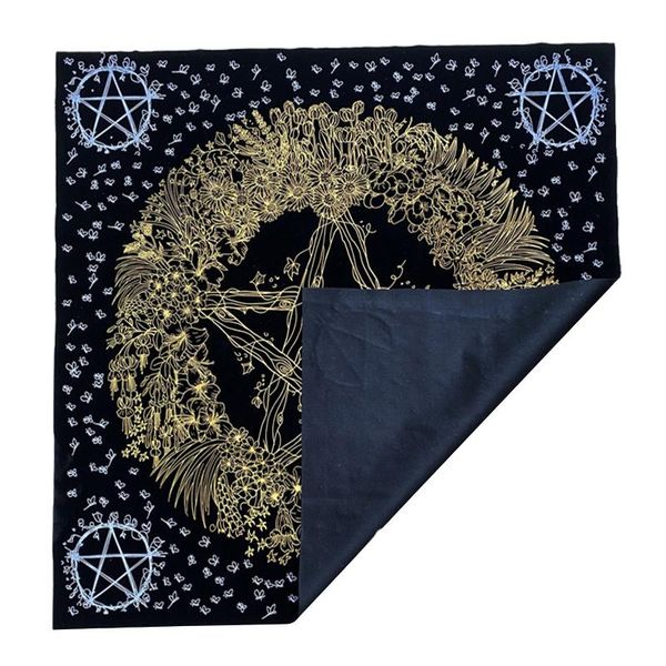 

table cloth tarot card tablecloth velvet divination altar board game fortune astrology pentagram oracle pad