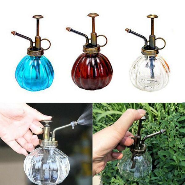 

garden pumpkin shape glass spray bottle vintage watering can flower jug succulent plant supplies equipments