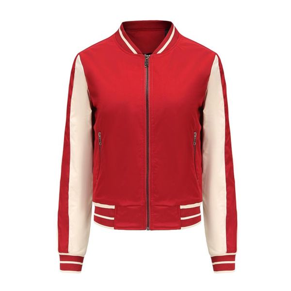 

women's jackets women female outerwear bomber motorcycle jacket long sleeve coat stand collar slim fit winter #8, Black;brown