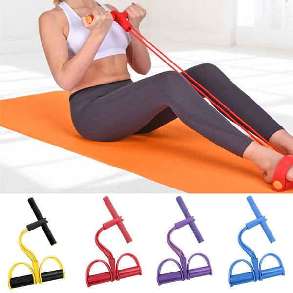 

resistance elastic pull r fitness ropes exerciser rower belly home gym sport bands for equipments