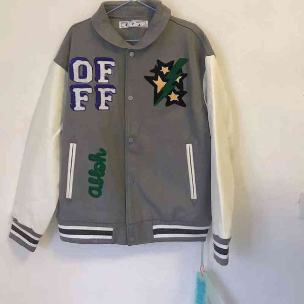 

off new jackets, fall winter 2021 men's and women's coats wool style baseball uniforms, Black;brown