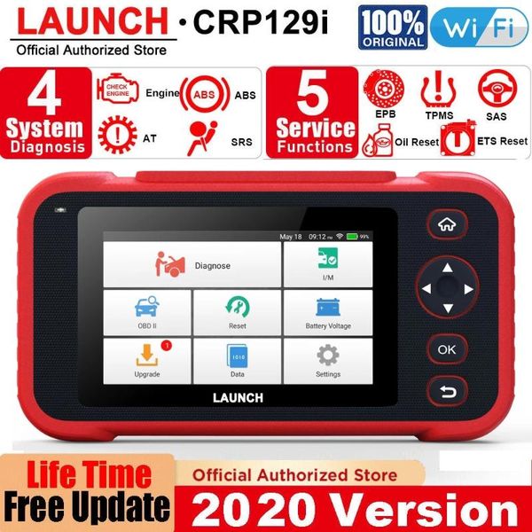 

crp129i obd2 car diagnostic tools code reader 4 systems obd 2 scanner oil sas epb tpms reset automotive