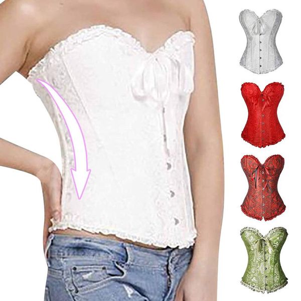 

womens waist trainer cincher body shaper underwear lingerie tummy slim belt postpartum control underbust steel boned corset support, Black;gray