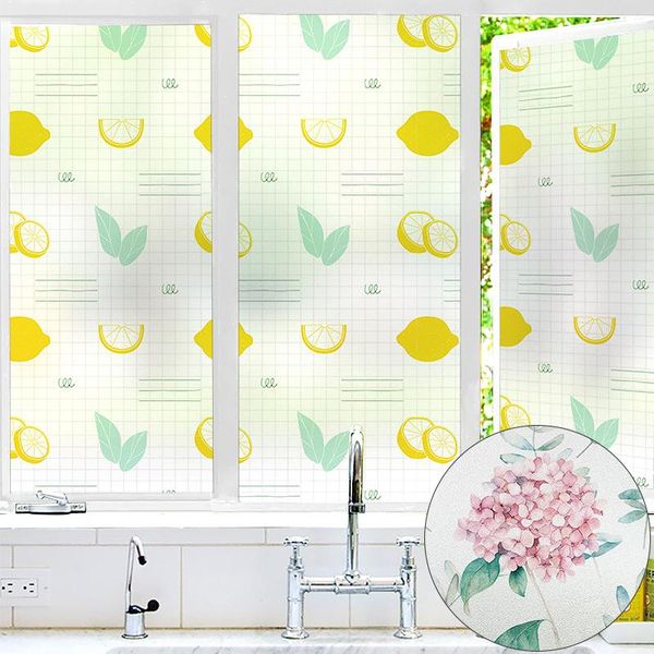 

window stickers 30x100cm frosted glass privacy film waterproof self-adhesive pvc bedroom bathroom home decor