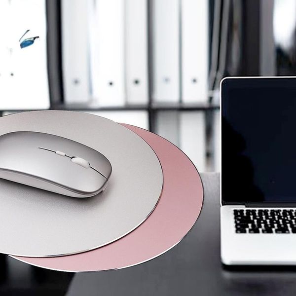 

mouse pads & wrist rests aluminum alloy pad 200mm mini metal high-end office gaming