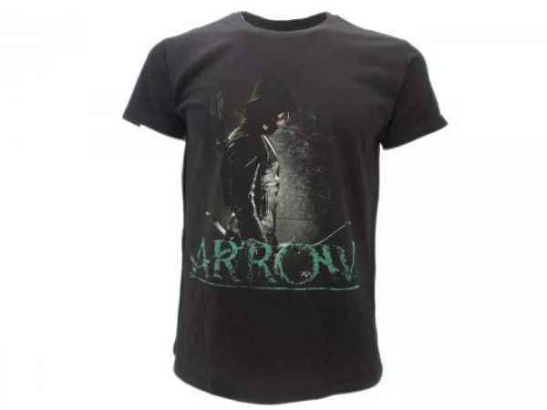 

arrow t shirt man woman black short sleeve original official, White;black