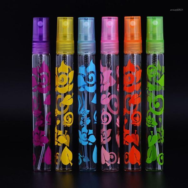 

rose crystal cut glass perfume spray bottles atomizer refillable empty storage & jars