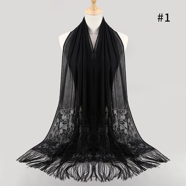 

hats, scarves & gloves sets lace fringed muslim scarf fashion, Blue;gray