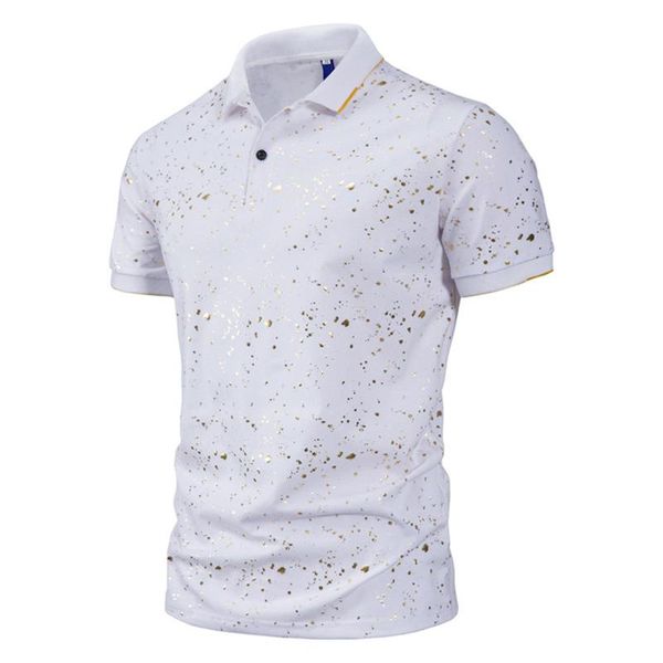 

men's casual shirts gold bronzing print shirt clothing summer plus size short sleeve lapel blouse vintage hawaiian chemise homme, White;black