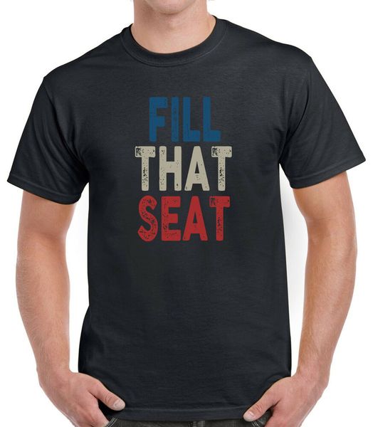 

fill that seat north carolina fill the seat vintage retro t-shirt, White;black