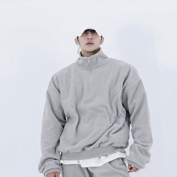 

men's hoodies & sweatshirts casual hoodie sweatshirt solid hip hop couple, Black